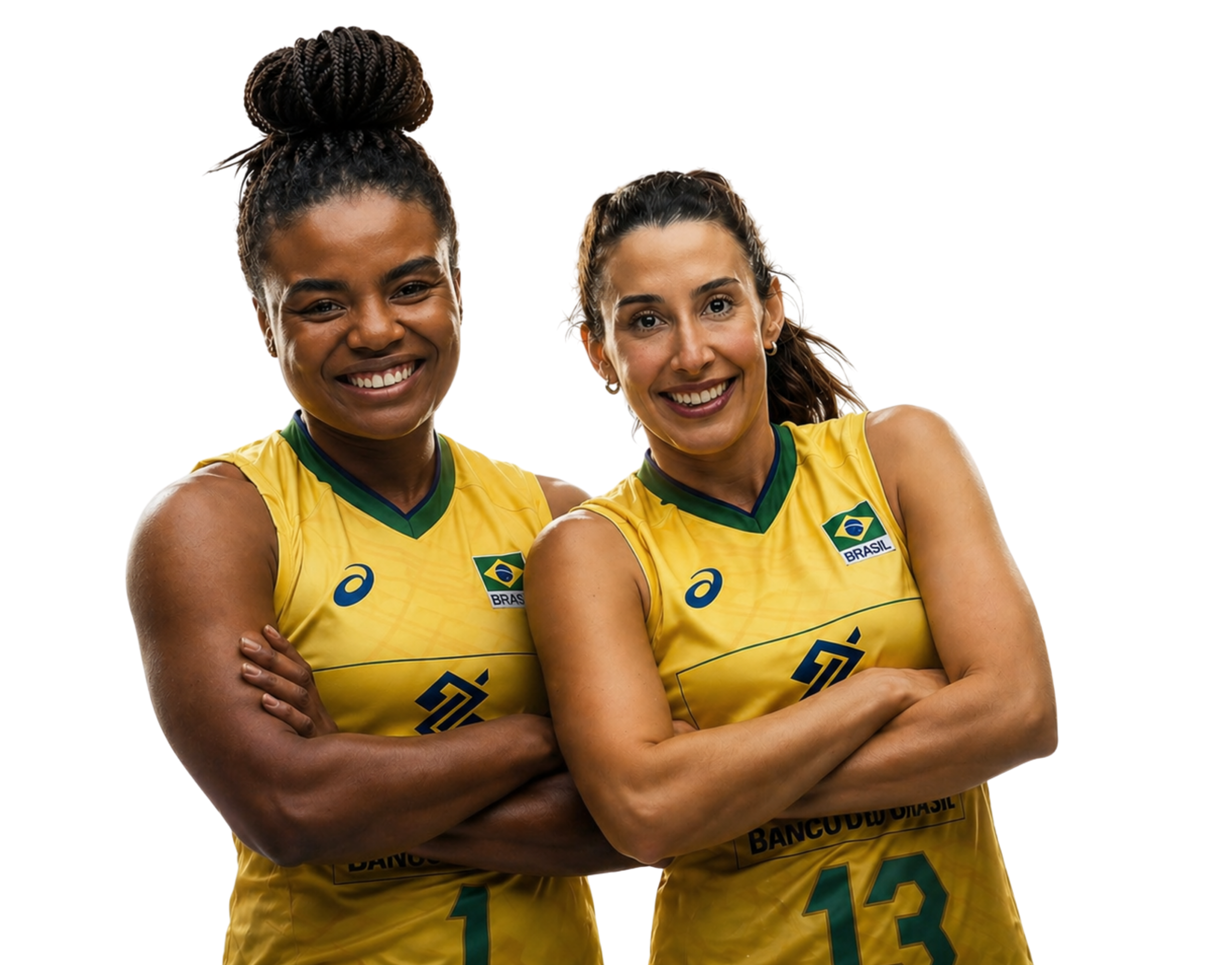 Fabiana Claudino e Sheilla Castro